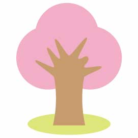 桜の木のイラスト,フリー素材,無料