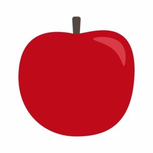 りんご,林檎,リンゴ,apple,フリー素材,イラスト,無料,果物,フルーツ